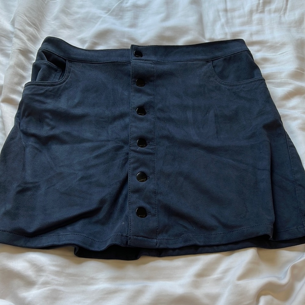 Express navy skirt